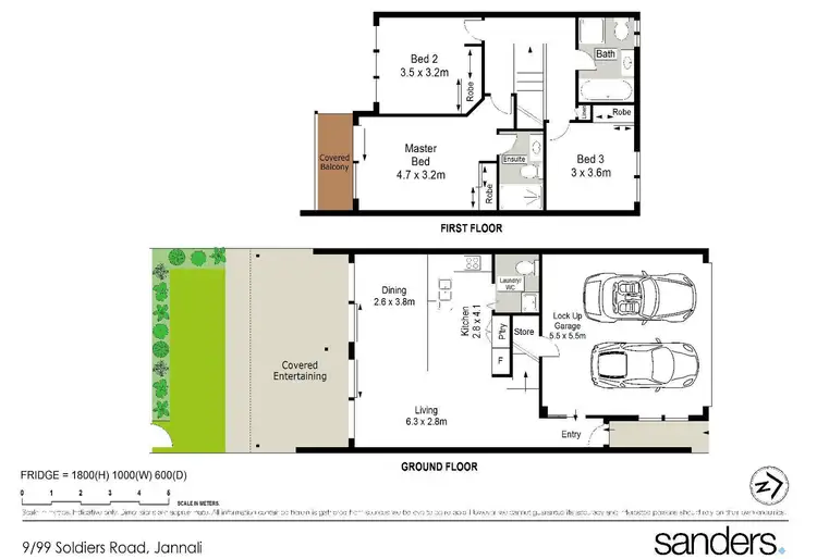 Floorplan of Homely townhouse listing, 9/99-101 Soldiers Road, Jannali NSW 2226