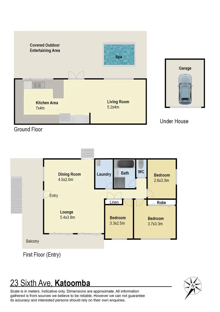 Floorplan of Homely house listing, 23 Sixth Avenue, Katoomba NSW 2780