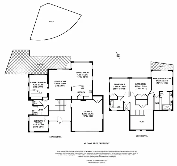 Floorplan of Homely house listing, 46 Dove Tree Crescent, Sinnamon Park QLD 4073