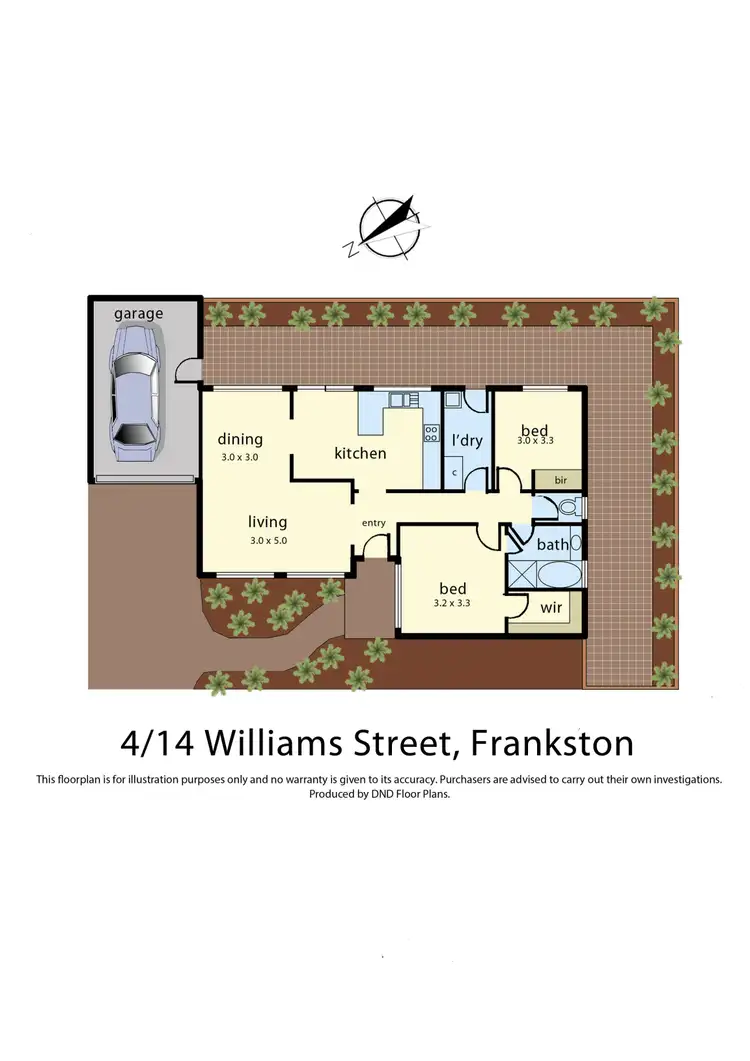 Floorplan of Homely unit listing, 4/14 Williams Street, Frankston VIC 3199