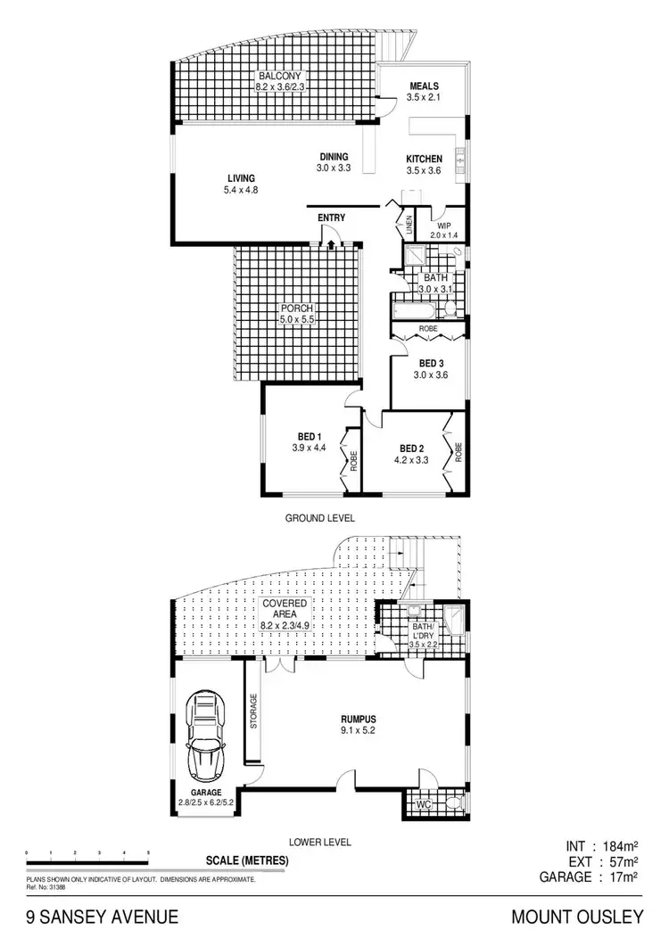 Floorplan of Homely house listing, 9 Sansey Avenue, Mount Ousley NSW 2519