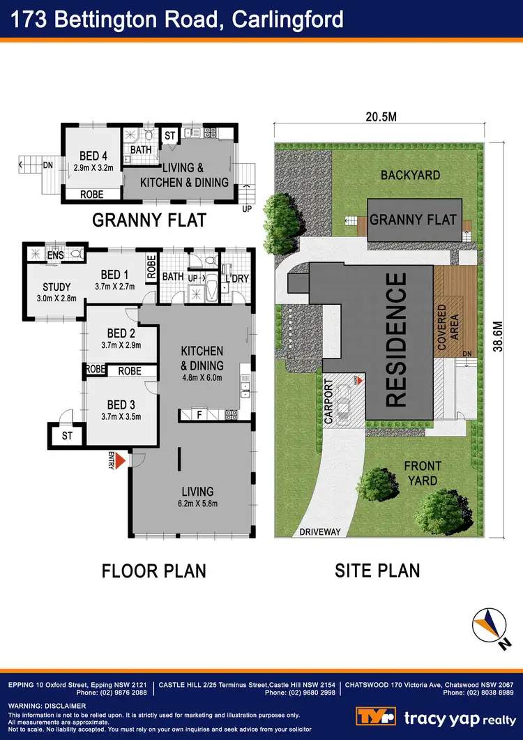 Floorplan of Homely house listing, 173 Bettington Road, Carlingford NSW 2118