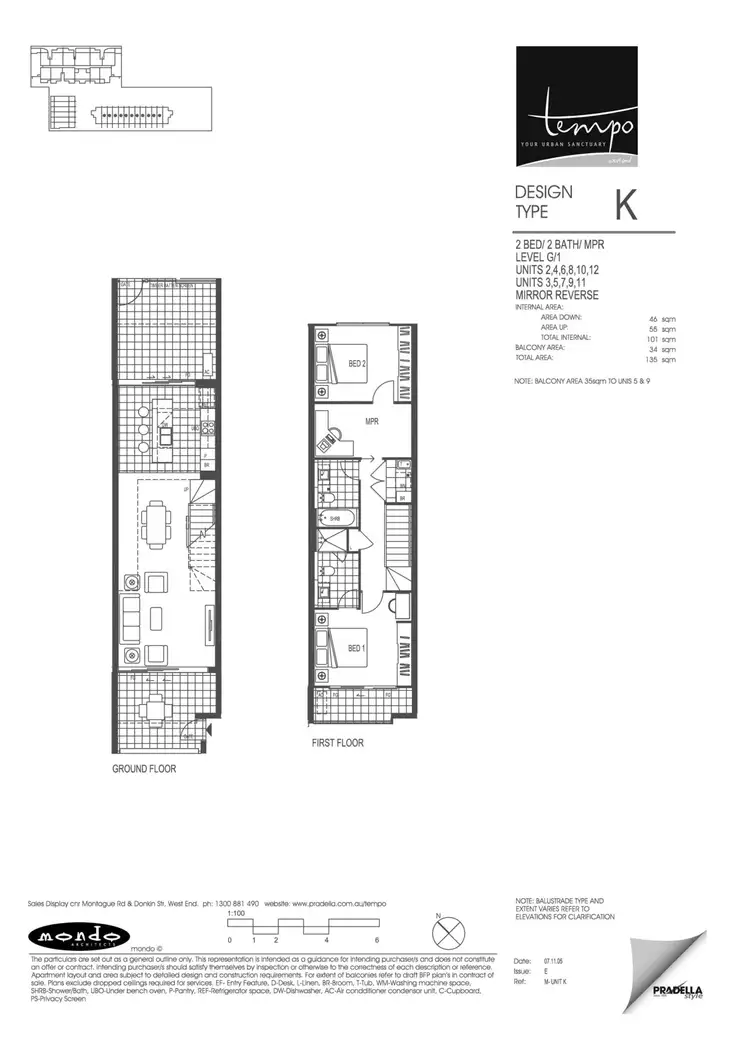 Floorplan of Homely townhouse listing, 8/20 Anthony Street, West End QLD 4101