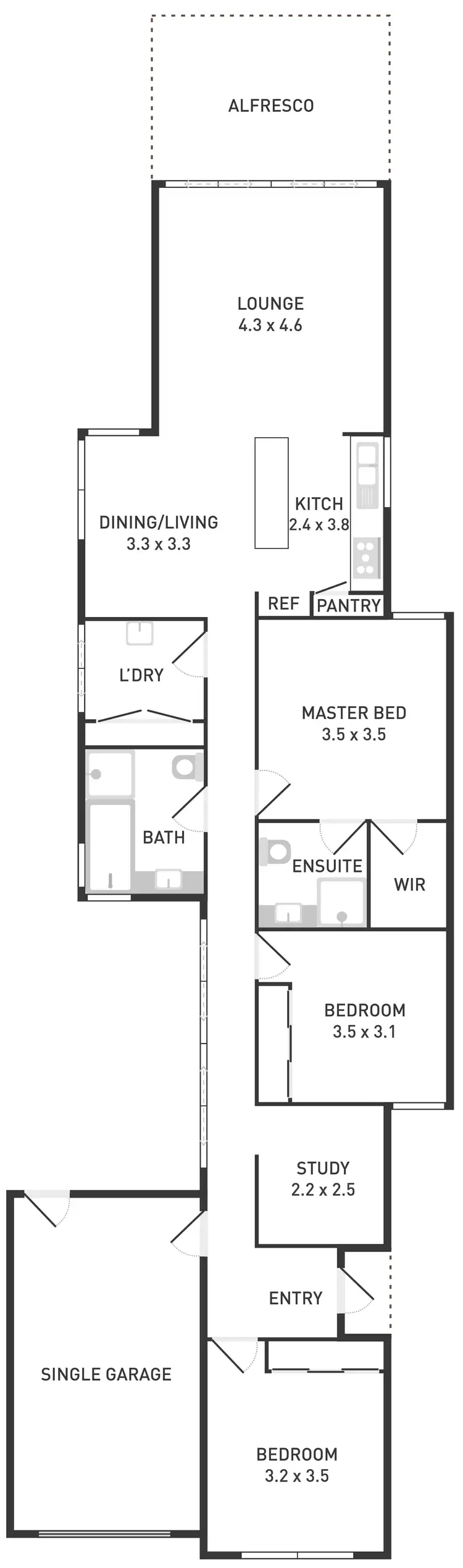 Floorplan of Homely house listing, 4 Walter Street, Tarneit VIC 3029