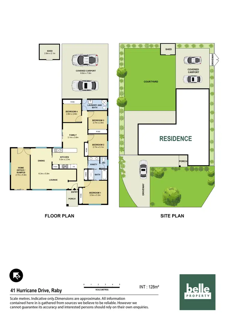 Floorplan of Homely house listing, 41 Hurricane Drive, Raby NSW 2566
