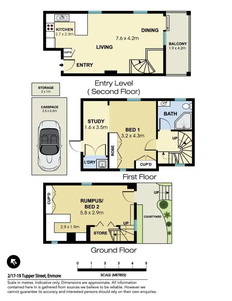 Floorplan of Homely apartment listing, 2/17-19 Tupper Street, Enmore NSW 2042