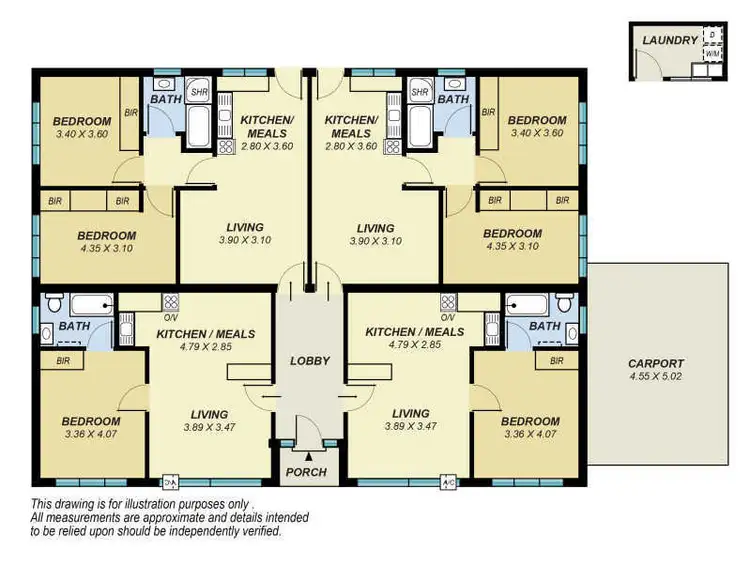 Floorplan of Homely block of units listing, 226 Military Road, Henley Beach SA 5022