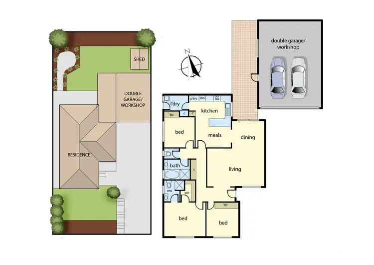 Floorplan of Homely house listing, 20 Lawson Way, Endeavour Hills VIC 3802
