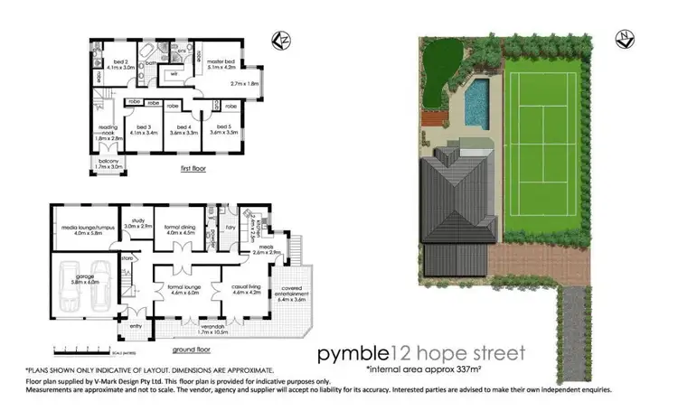 Floorplan of Homely house listing, 12 Hope Street, Pymble NSW 2073
