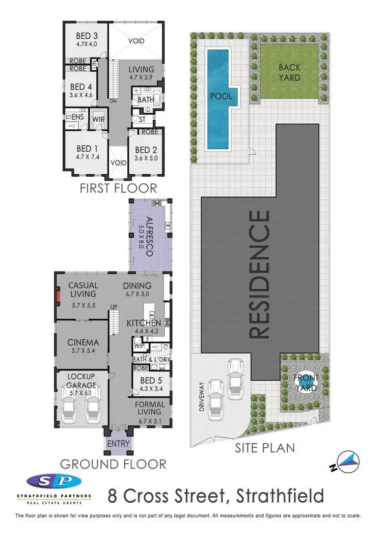 Floorplan of Homely house listing, 8 Cross Street, Strathfield NSW 2135