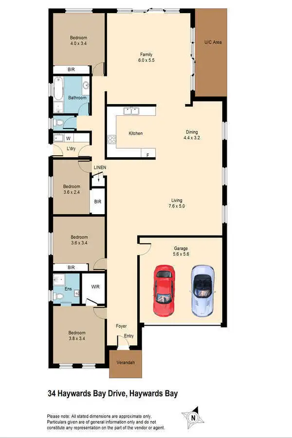 Floorplan of Homely house listing, 34 Haywards Bay Drive, Haywards Bay NSW 2530