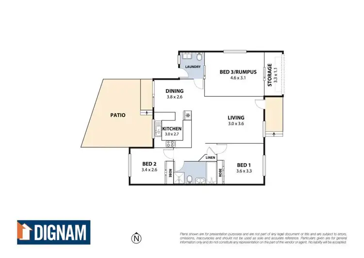 Floorplan of Homely villa listing, 1/261 Rothery Street, Corrimal NSW 2518