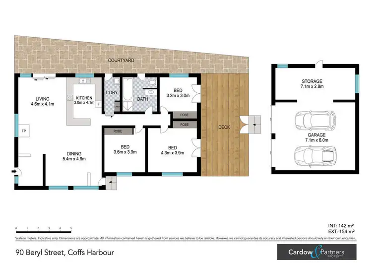 Floorplan of Homely house listing, 90 Beryl Street, Coffs Harbour NSW 2450
