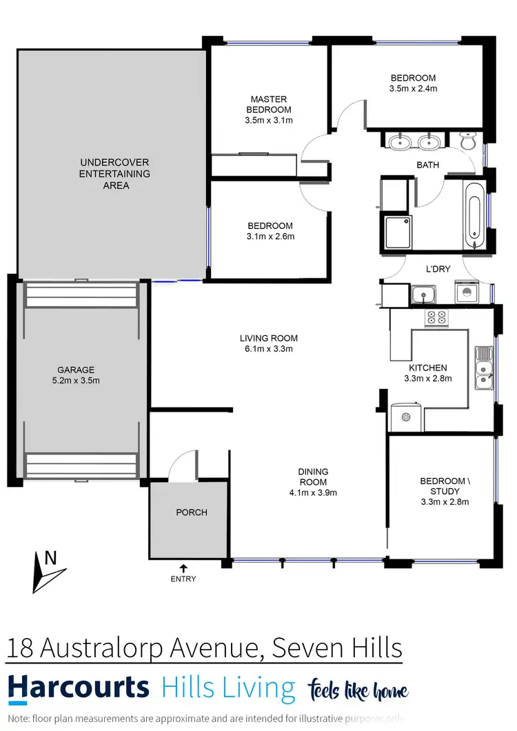 Floorplan of Homely house listing, 18 Australorp Avenue, Seven Hills NSW 2147