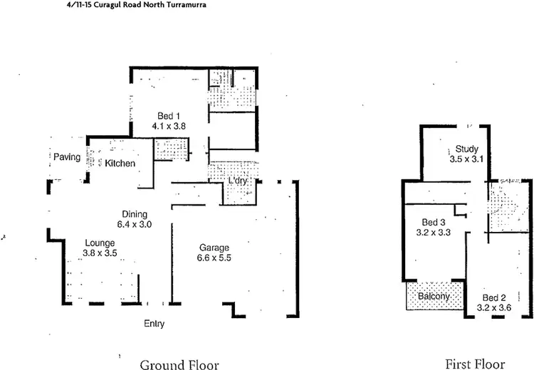 Floorplan of Homely townhouse listing, 4/11 Curagul Road, North Turramurra NSW 2074