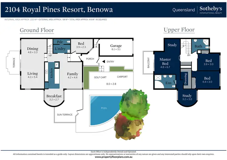 Floorplan of Homely villa listing, 2104/1 Ross Street, Benowa QLD 4217