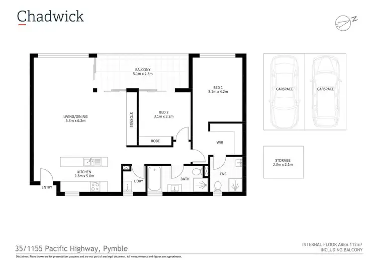 Floorplan of Homely apartment listing, 35/1155-1159 Pacific Highway, Pymble NSW 2073