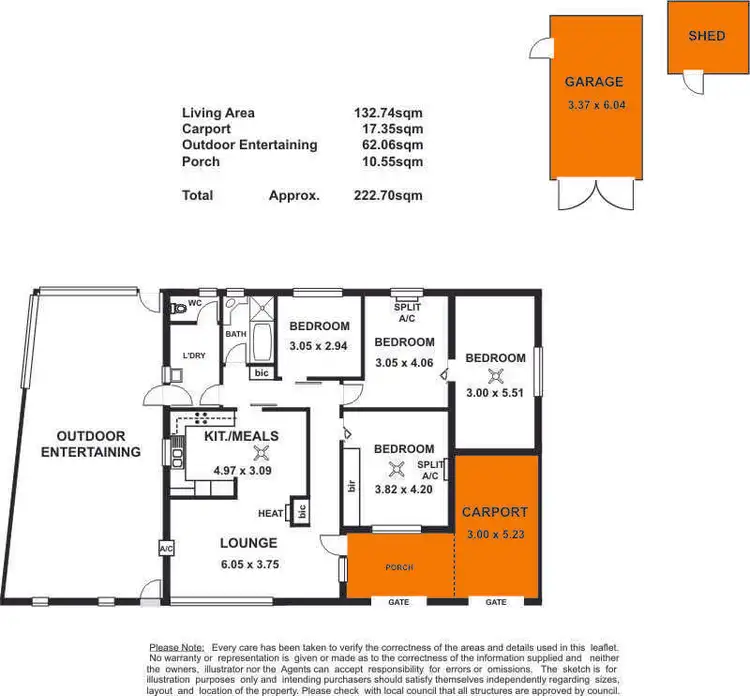 Floorplan of Homely house listing, 3 Kingswood Crescent, Lockleys SA 5032