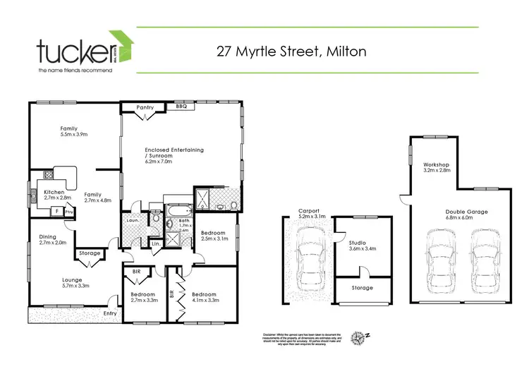 Floorplan of Homely house listing, 27 Myrtle Street, Milton NSW 2538