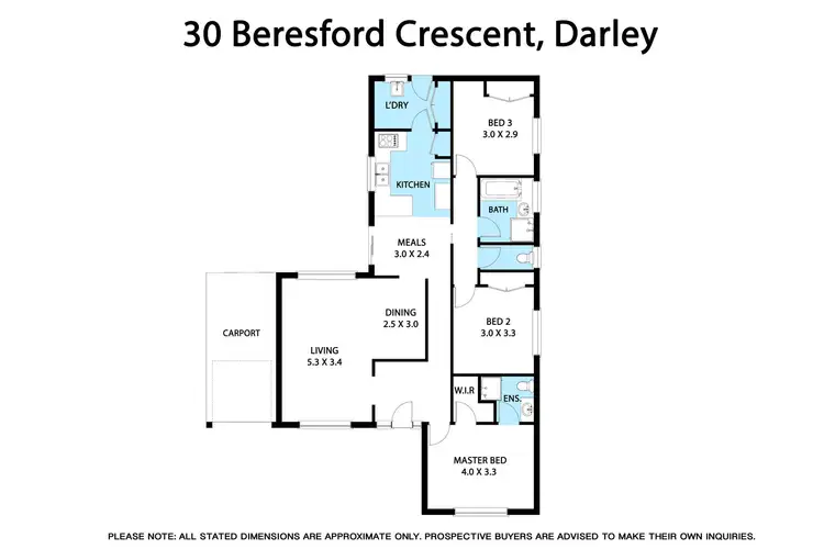 Floorplan of Homely house listing, 30 Beresford Crescent, Bacchus Marsh VIC 3340