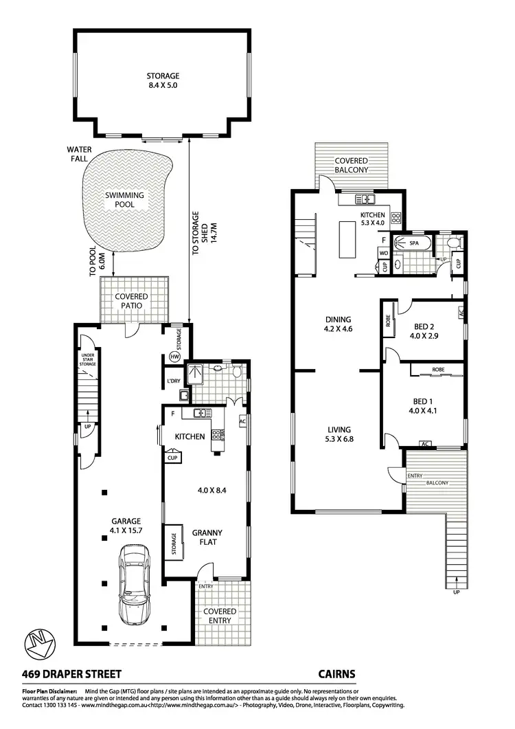 Floorplan of Homely house listing, 469 Draper Street, Parramatta Park QLD 4870