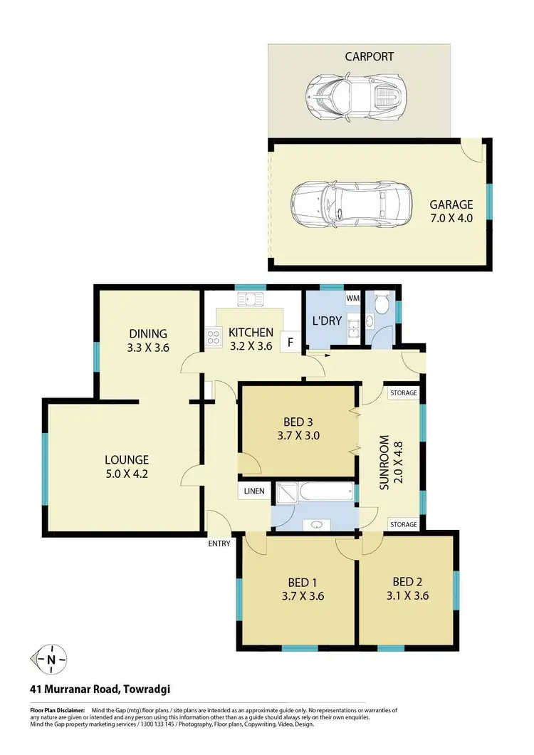 Floorplan of Homely house listing, 41 Murranar Road, Towradgi NSW 2518