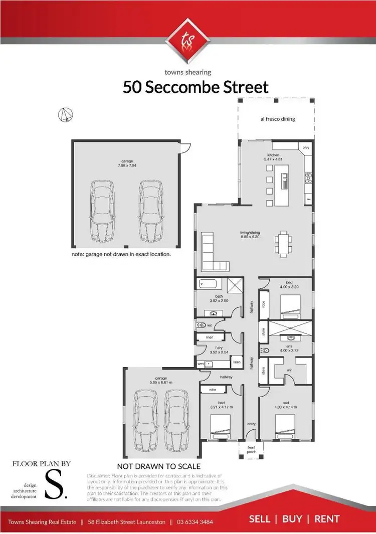 Floorplan of Homely house listing, 50 Seccombe Street, Perth TAS 7300