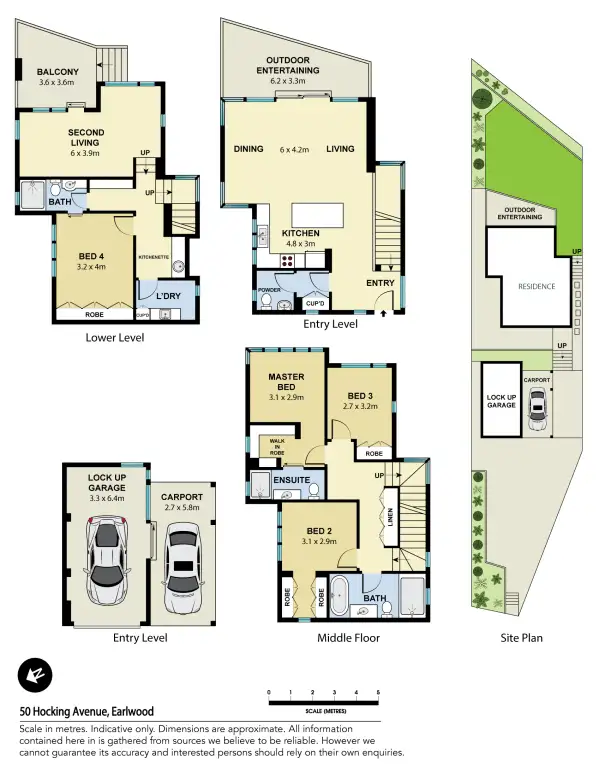Floorplan of Homely house listing, 50 Hocking Avenue, Earlwood NSW 2206