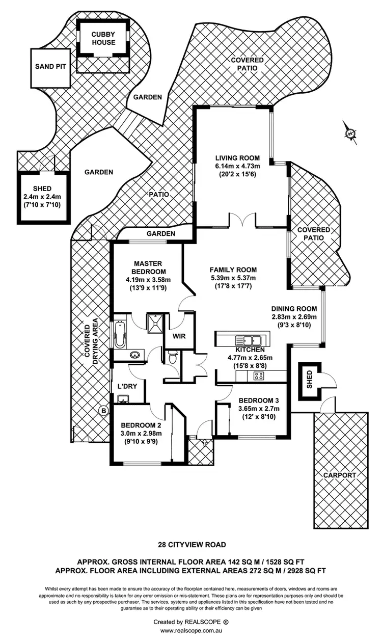 Floorplan of Homely house listing, 28 Cityview Road, Sinnamon Park QLD 4073