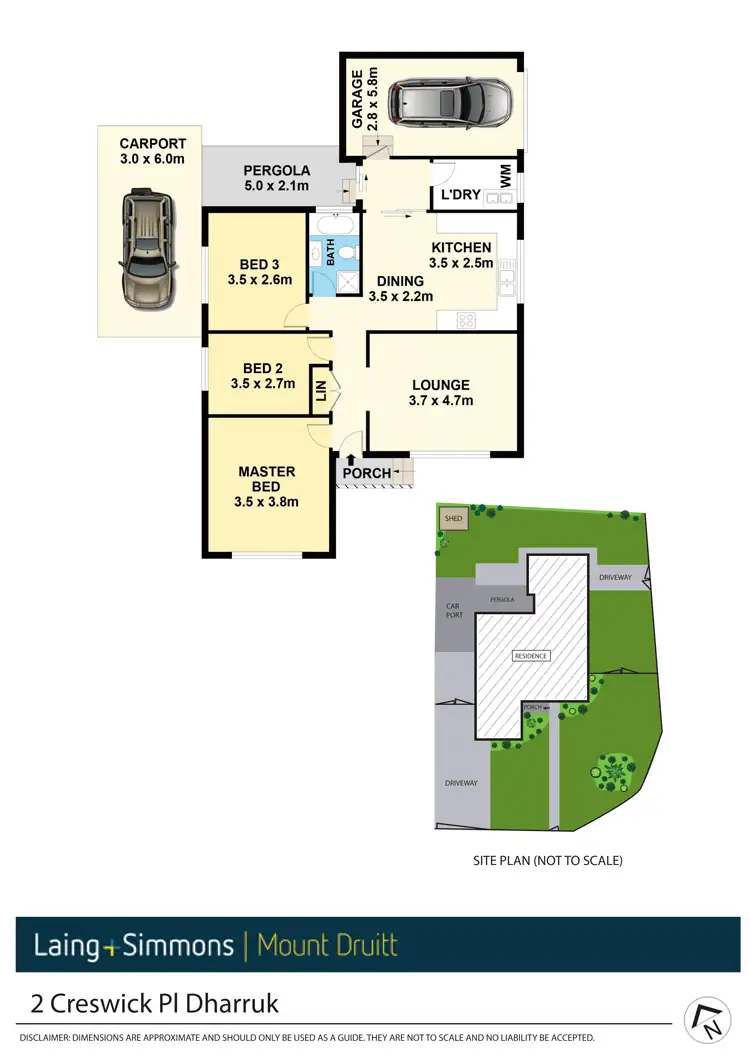 Floorplan of Homely house listing, 2 Creswick Place, Dharruk NSW 2770
