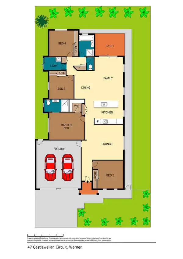 Floorplan of Homely house listing, 47 Castlewellan Circuit, Warner QLD 4500