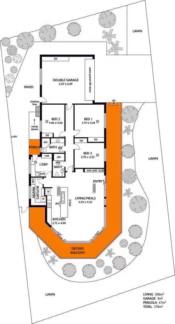 Floorplan of Homely house listing, 73 Elizabeth Crescent, Carrickalinga SA 5204