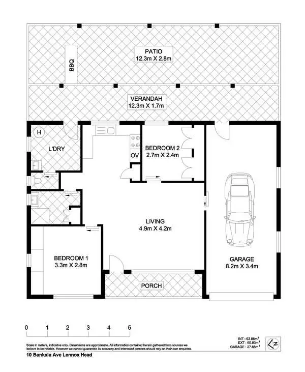 Floorplan of Homely house listing, 10 Banksia Avenue, Lennox Head NSW 2478