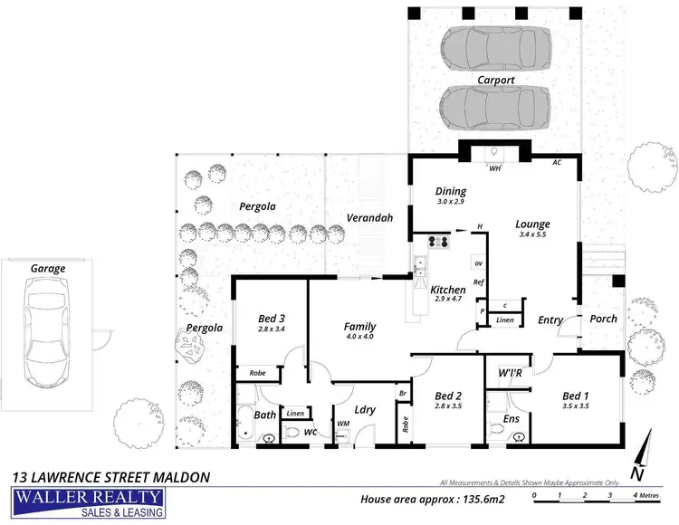 Floorplan of Homely house listing, 13 Lawrence Street, Maldon VIC 3463