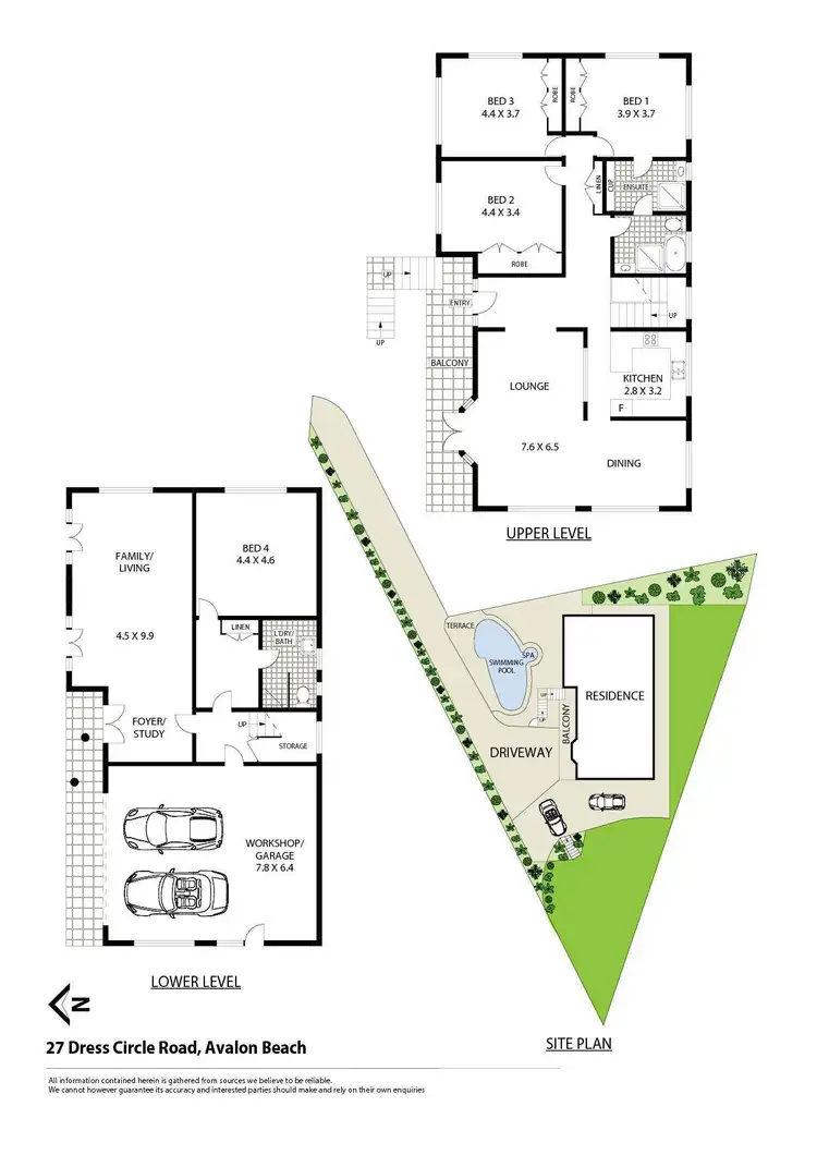 Floorplan of Homely house listing, 27 Dress Circle Road, Avalon Beach NSW 2107