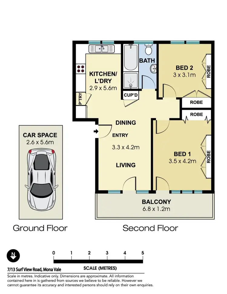 Floorplan of Homely apartment listing, 7/13 Surfview Road, Mona Vale NSW 2103