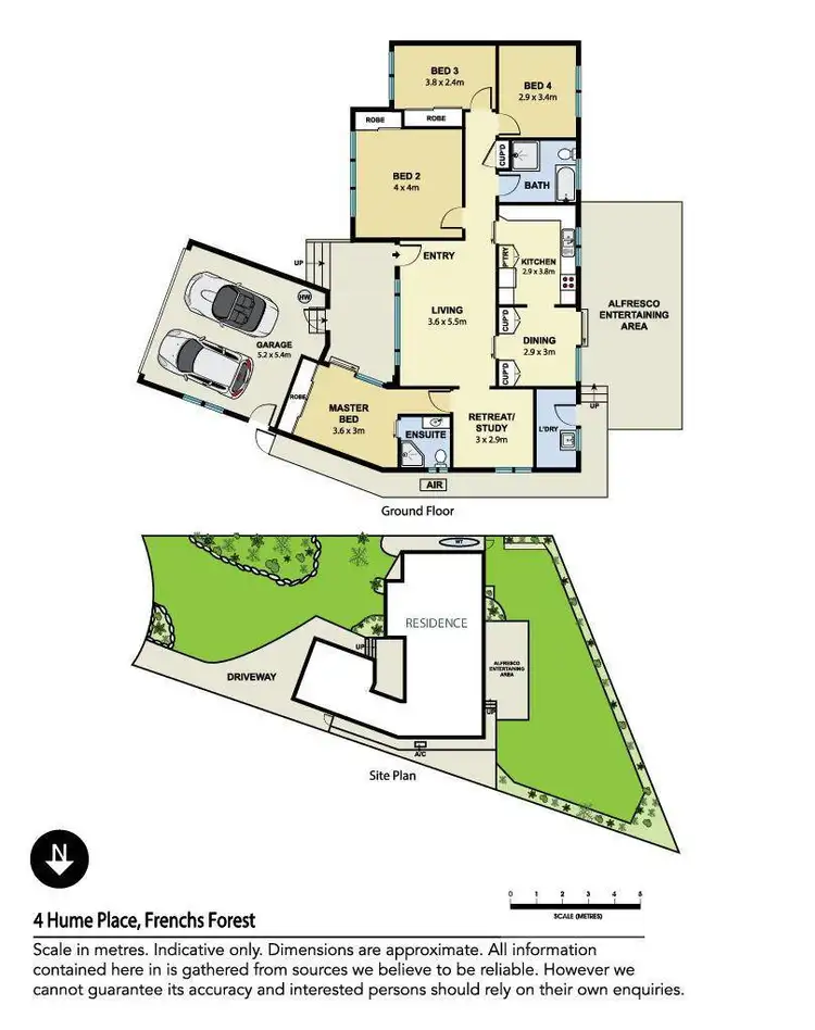 Floorplan of Homely house listing, 4 Hume Place, Frenchs Forest NSW 2086