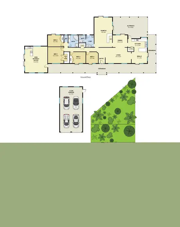 Floorplan of Homely house listing, 29 Drapers Road, Eatons Hill QLD 4037