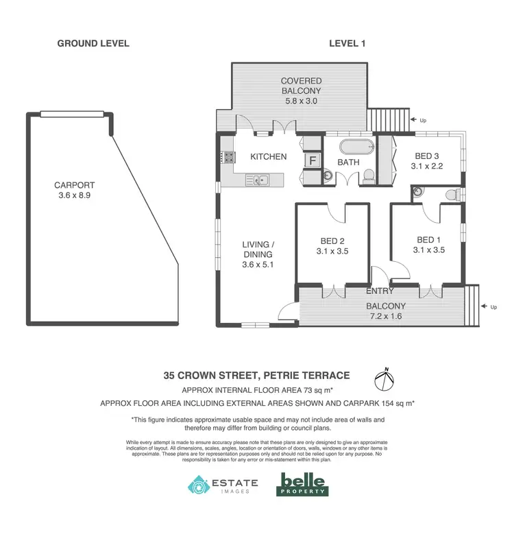 Floorplan of Homely house listing, 35 Crown Street, Petrie Terrace QLD 4000