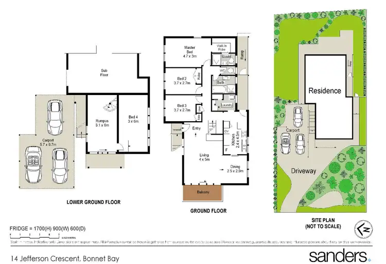 Floorplan of Homely house listing, 14 Jefferson Crescent, Bonnet Bay NSW 2226