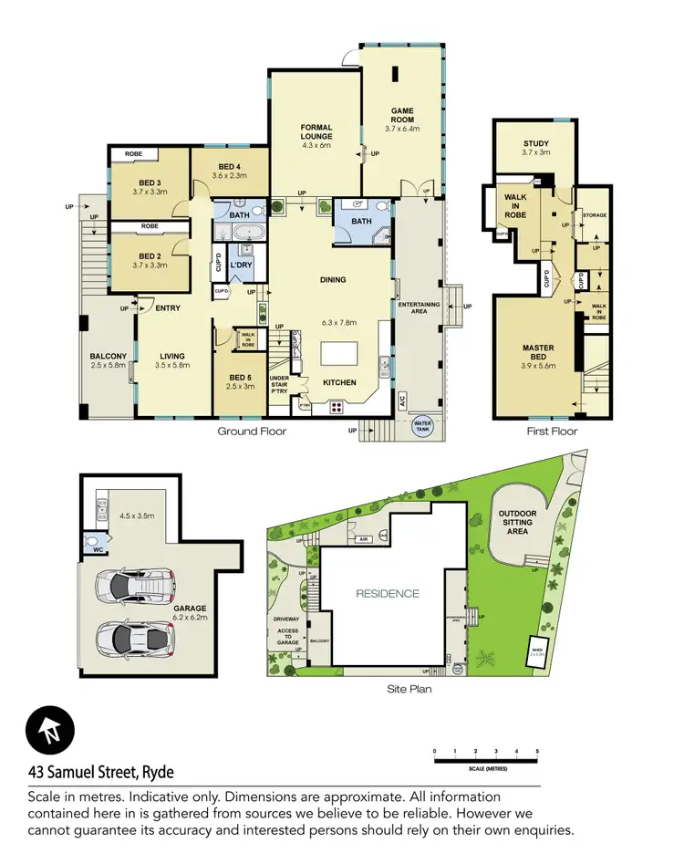 Floorplan of Homely house listing, 43 Samuel Street, Ryde NSW 2112