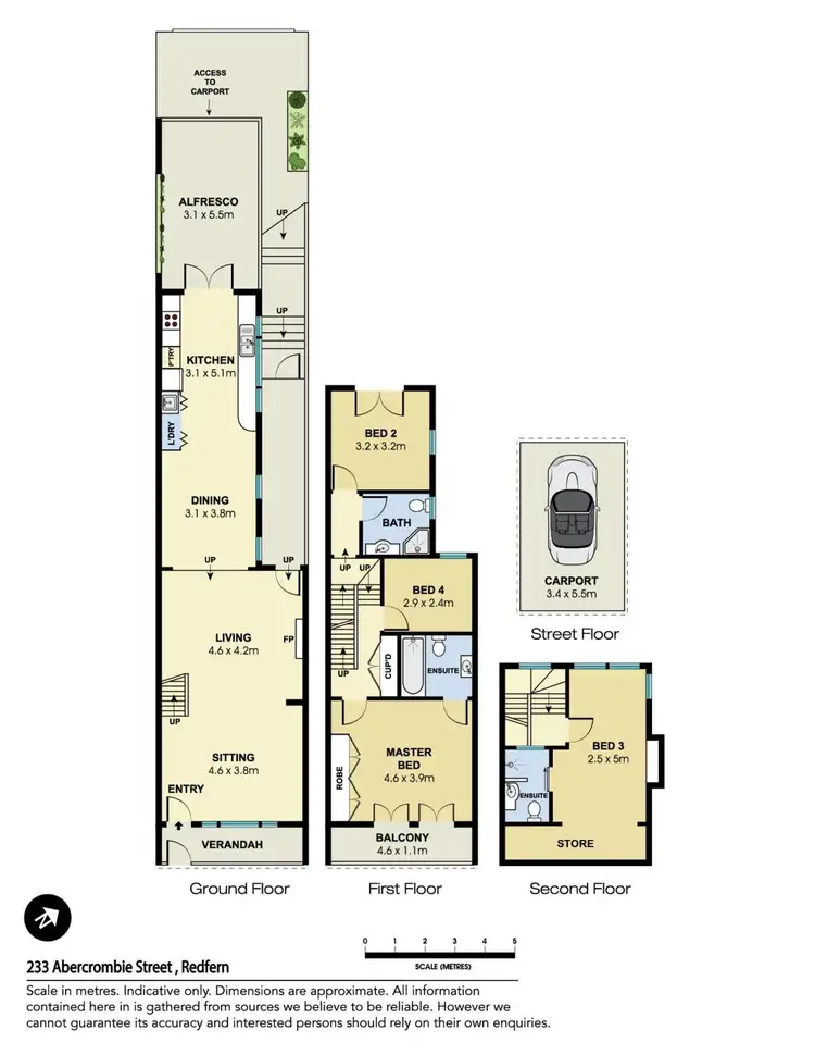 Floorplan of Homely terrace listing, 223 Abercrombie Street, Darlington NSW 2008