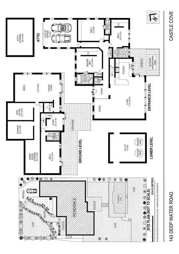 Floorplan of Homely house listing, 143 Deepwater Road, Castle Cove NSW 2069