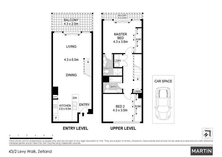 Floorplan of Homely apartment listing, 43/2 Levy Walk, Zetland NSW 2017
