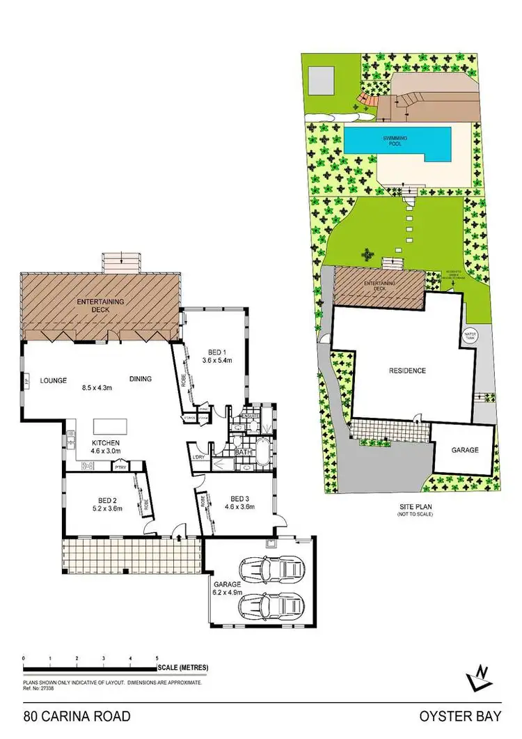 Floorplan of Homely house listing, 80 Carina Road, Oyster Bay NSW 2225