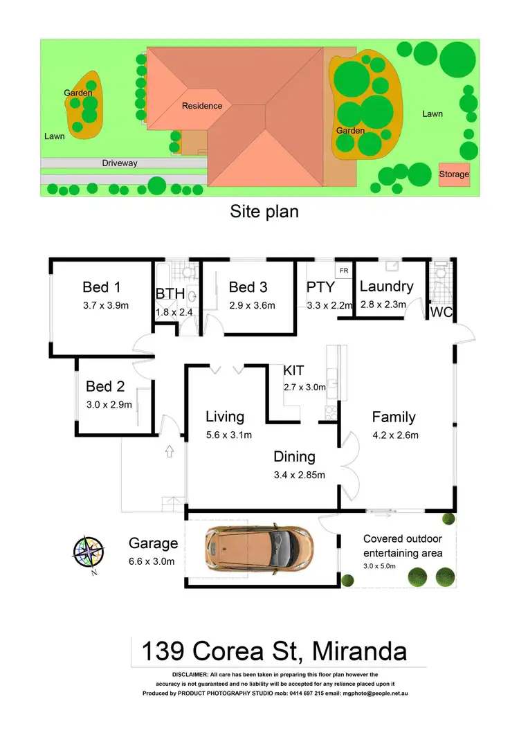 Floorplan of Homely house listing, 139 Corea Street, Miranda NSW 2228