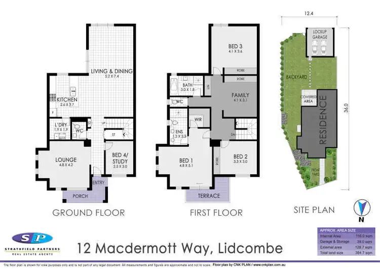 Floorplan of Homely house listing, 12 MacDermott Way, Lidcombe NSW 2141
