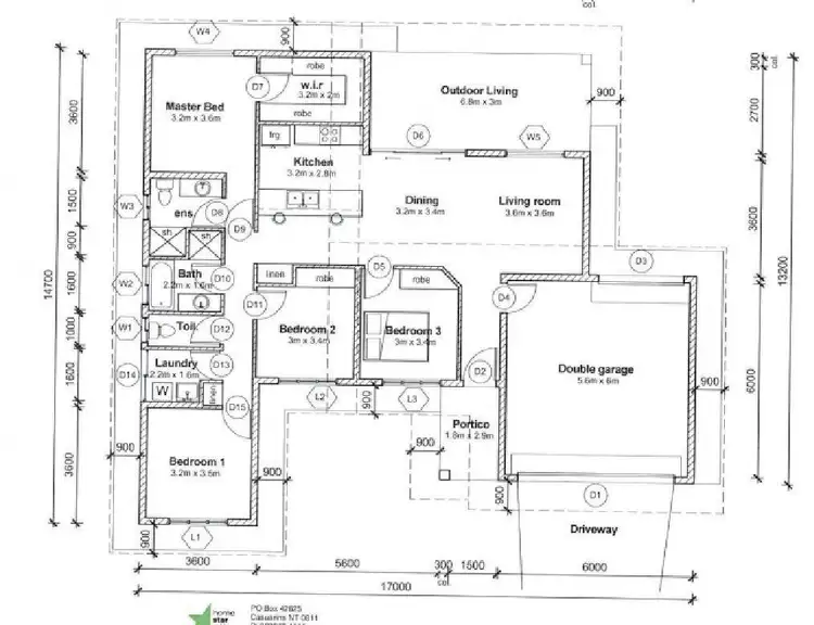 Floorplan of Homely house listing, 165 Flynn Circuit, Bellamack NT 832
