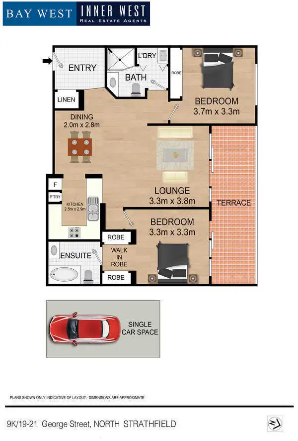 Floorplan of Homely apartment listing, 9K/19-21 George Street, North Strathfield NSW 2137