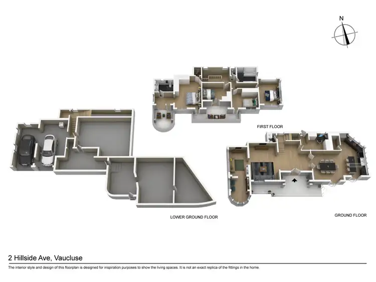 Floorplan of Homely house listing, 2 Hillside Ave, Vaucluse NSW 2030